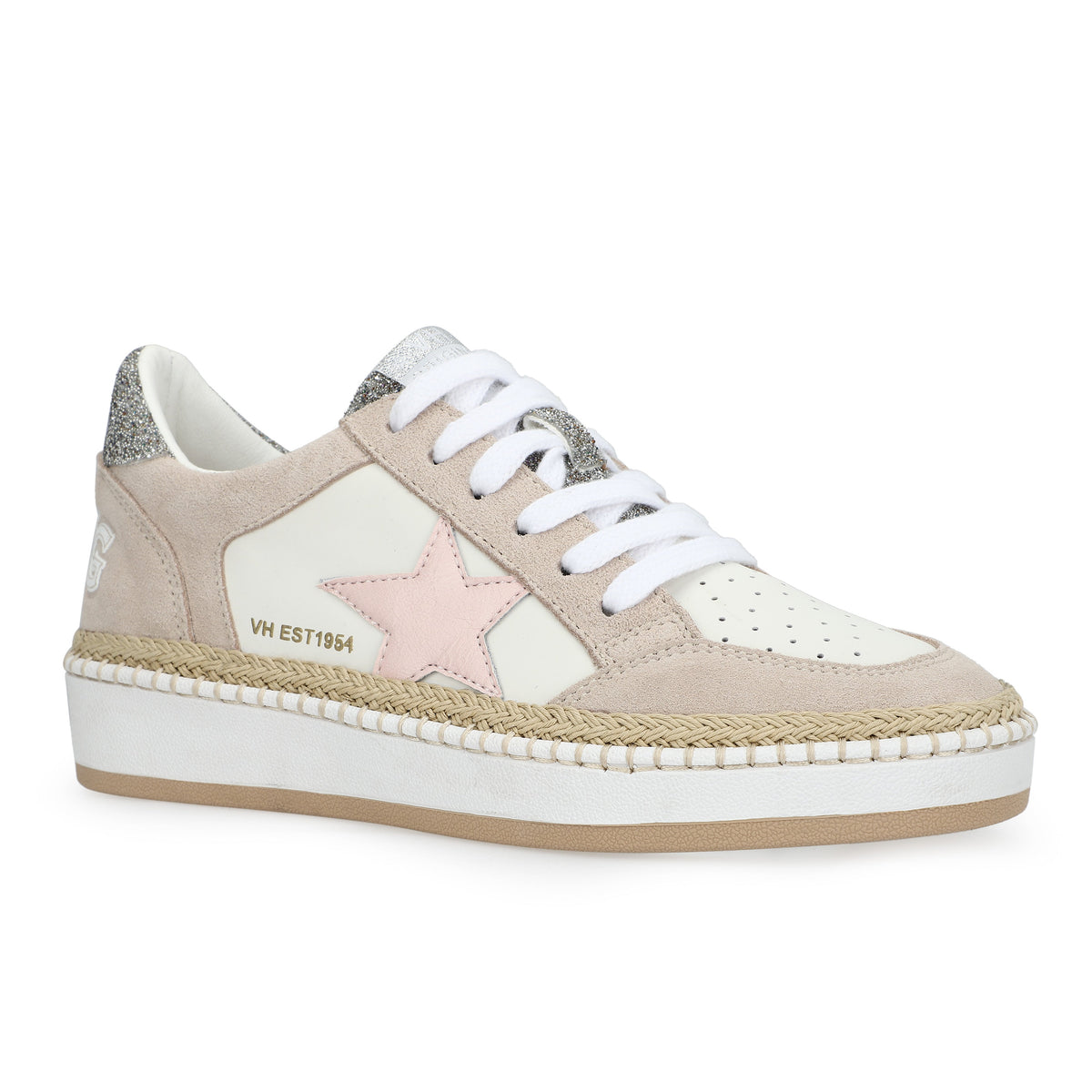 DENISSE 29 - RAFFIA/PINK/SILVER | Vintage Havana