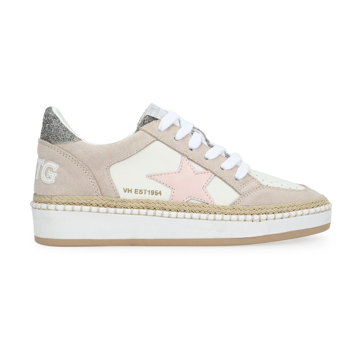 DENISSE 29 - RAFFIA/PINK/SILVER | Vintage Havana