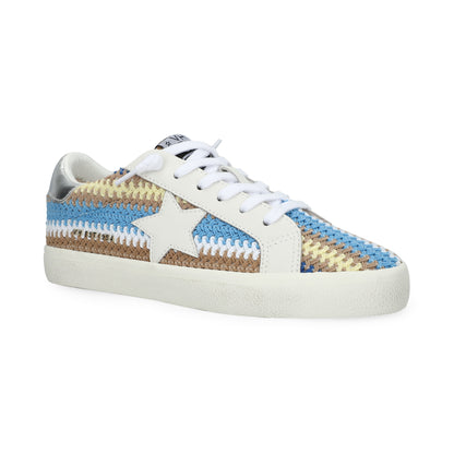 FLAIR 46 - BLUE/BROWN CROCHET MULTI | Vintage Havana