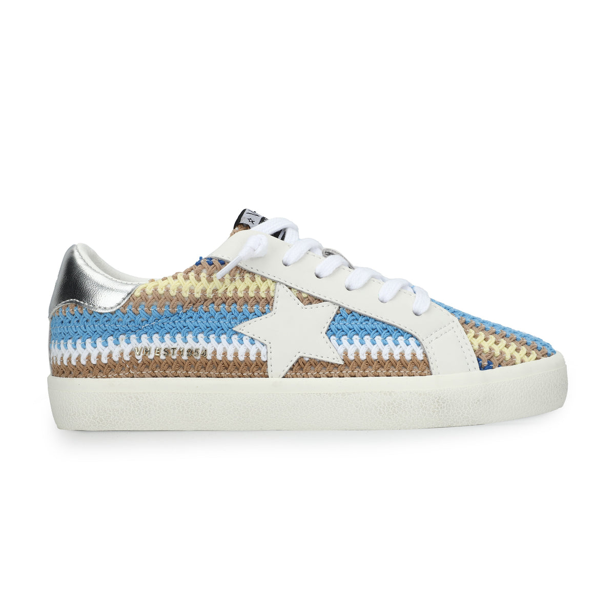 FLAIR 46 - BLUE/BROWN CROCHET MULTI | Vintage Havana