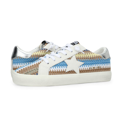FLAIR 46 - BLUE/BROWN CROCHET MULTI | Vintage Havana