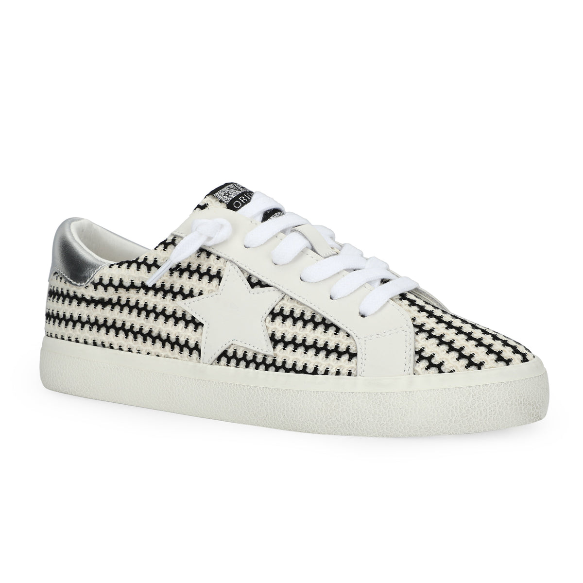 FLAIR 45 - BLACK/WHITE CROCHET | Vintage Havana