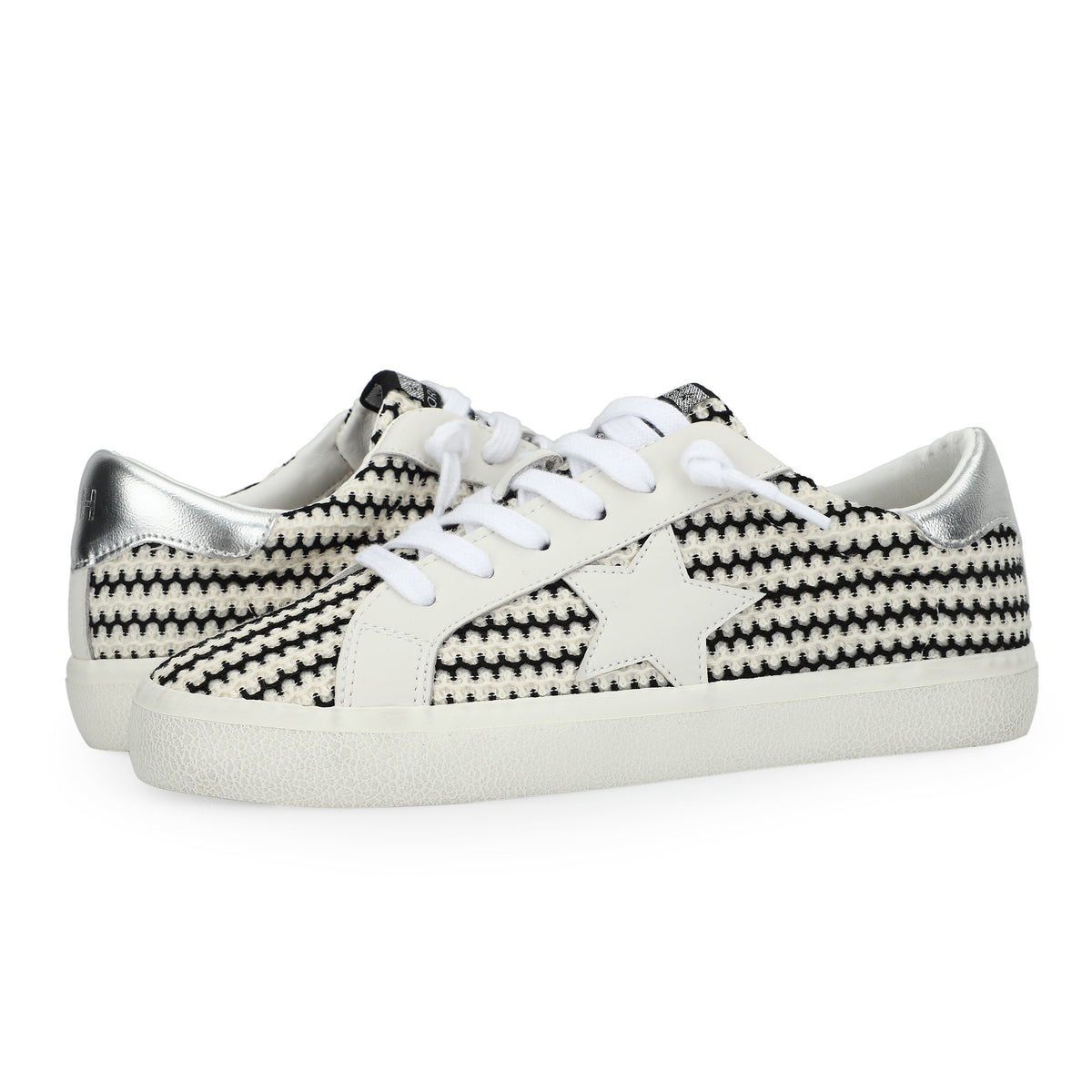FLAIR 45 - BLACK/WHITE CROCHET | Vintage Havana
