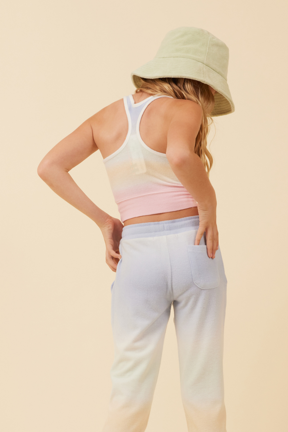Sunstruck Ombre Racerback Crop Top | Vintage Havana