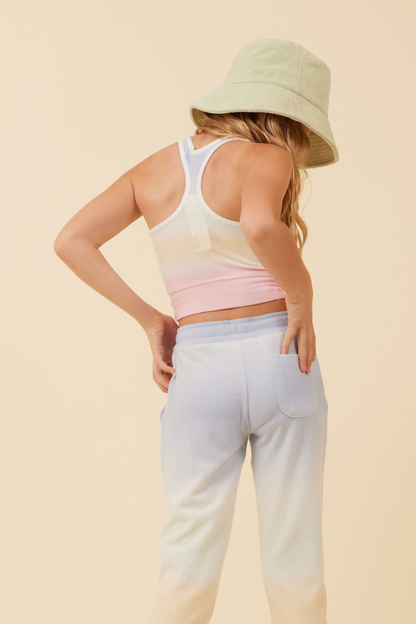 Sunstruck Ombre Racerback Crop Top | Vintage Havana
