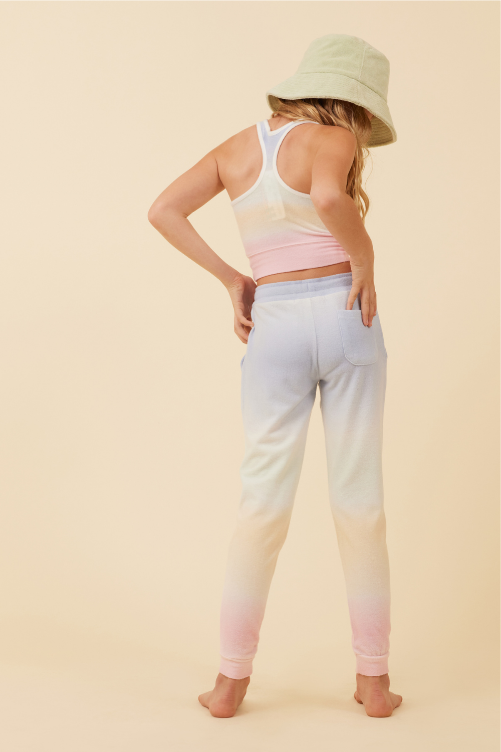 Sunstruck Ombre Racerback Crop Top | Vintage Havana