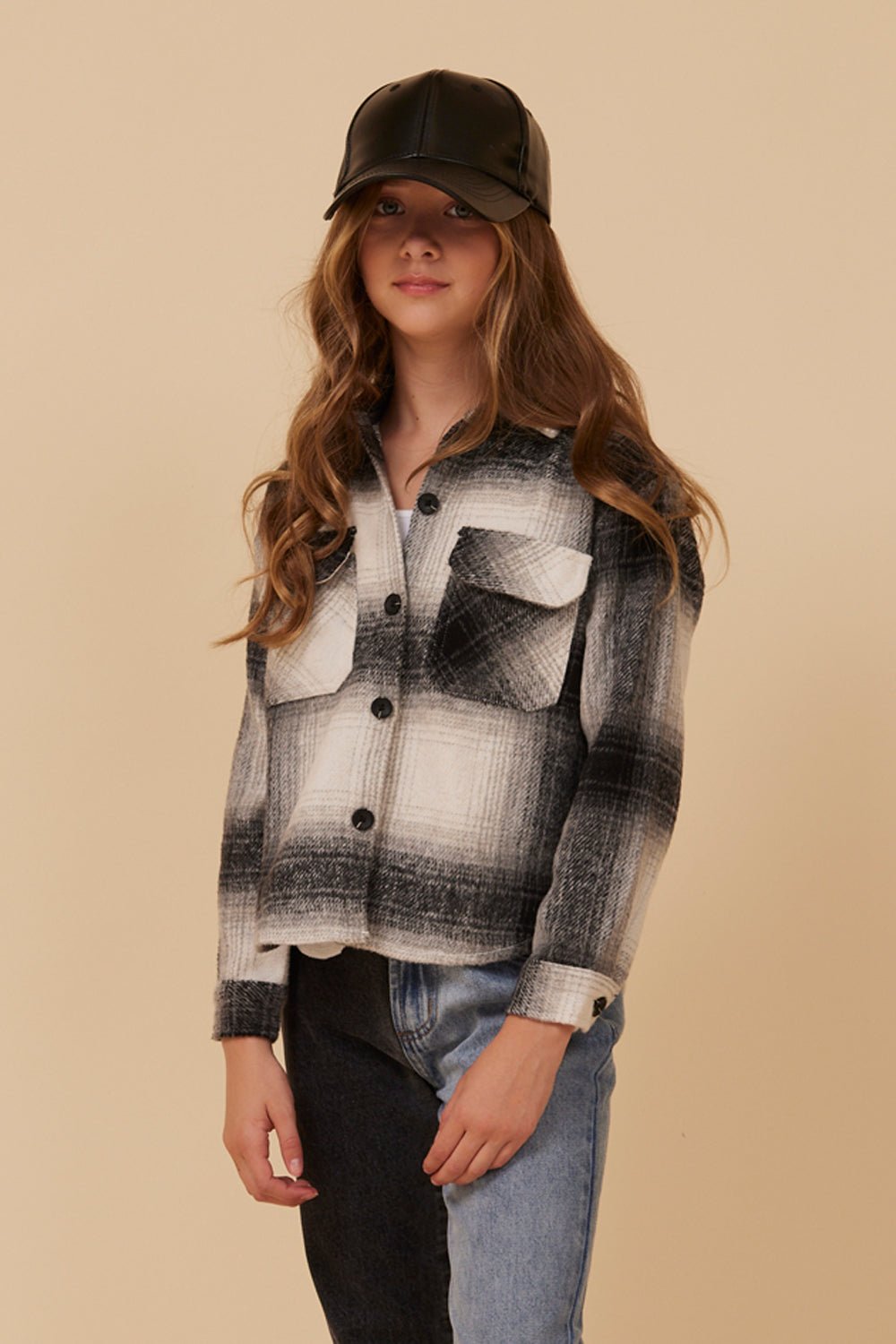 FLANNEL SHACKET- BLACK | Vintage Havana