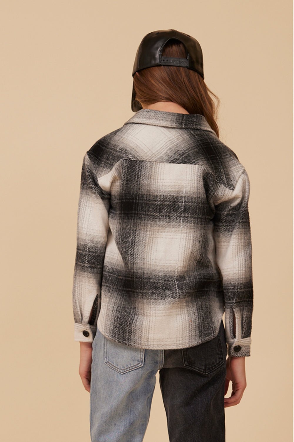 FLANNEL SHACKET- BLACK | Vintage Havana