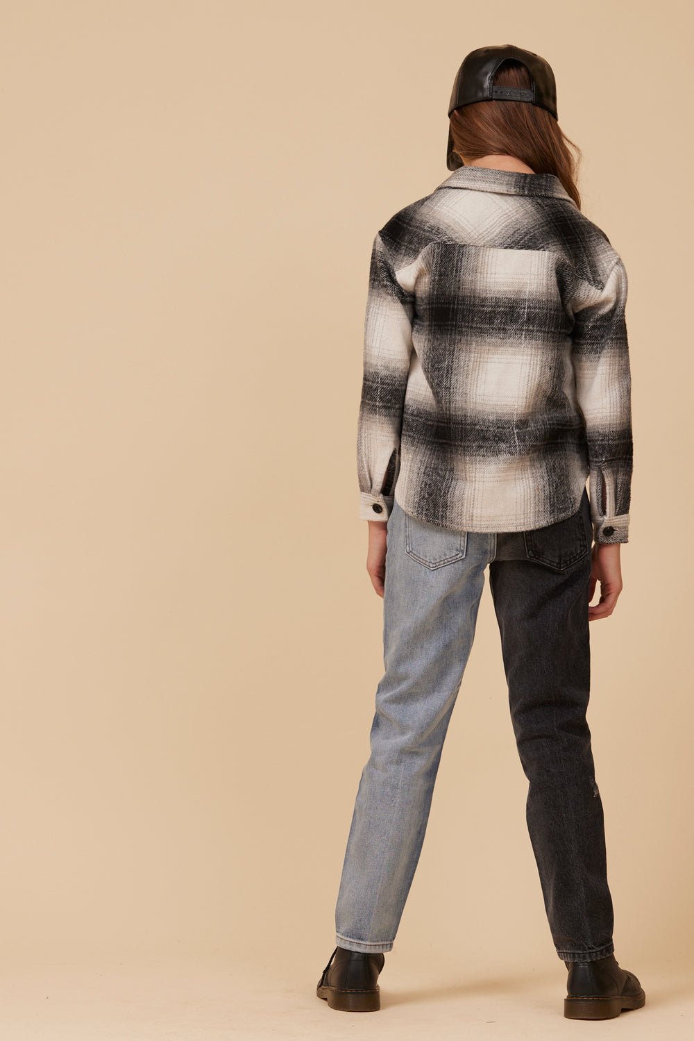 FLANNEL SHACKET- BLACK | Vintage Havana