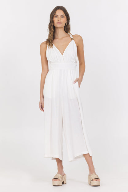 Linen Blend Jumpsuit | Vintage Havana