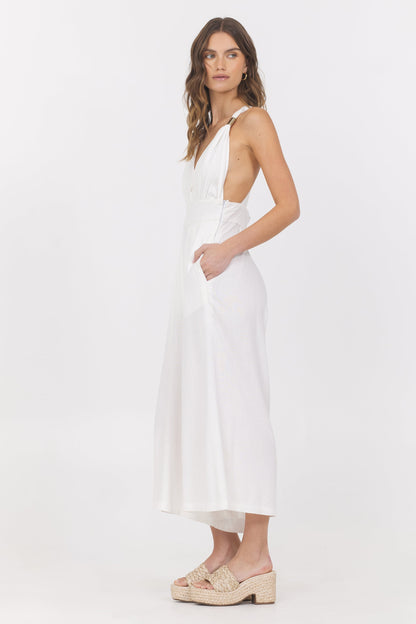 Linen Blend Jumpsuit | Vintage Havana