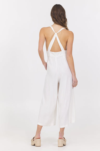 Linen Blend Jumpsuit | Vintage Havana